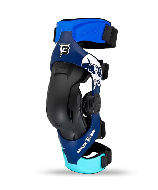 POD K4 2.0 Danger Boy Limited Edition knee brace 3/4 left