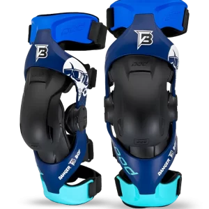 POD K4 2.0 Danger Boy Limited Edition knee brace front pair