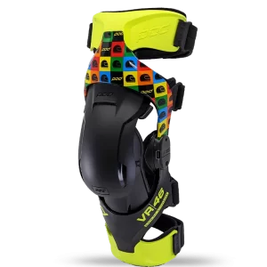 POD K4 2.0 VR46 Limited Edition knee brace 3/4 left