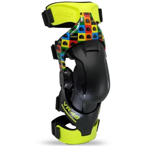 POD K4 2.0 VR46 Limited Edition knee brace 3/4 right