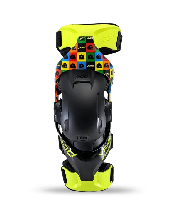 POD K4 2.0 VR46 Limited Edition knee brace front left