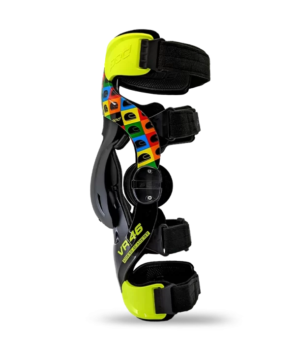 POD K4 2.0 VR46 Limited Edition knee brace lateral left