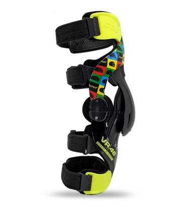 POD K4 2.0 VR46 Limited Edition knee brace lateral right
