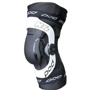 POD KX Knee Sleeves on a white K4 Knee Brace