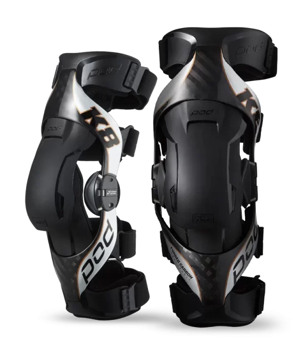 K8 2.0 Forged Carbon Knee Brace pair